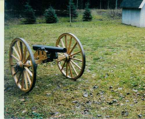 Cannon made with R & P Tradins cannon wheels 1