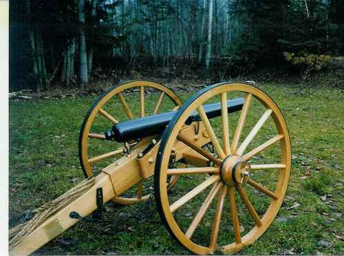 Cannon made with R & P Tradins cannon wheels