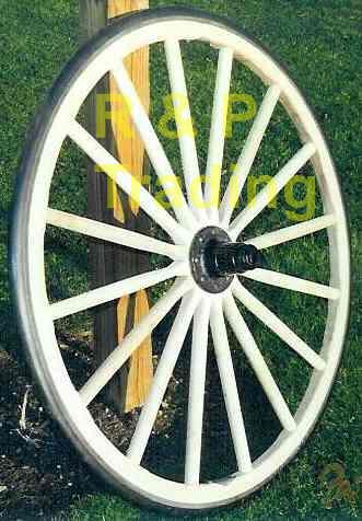 amish carriage wheel