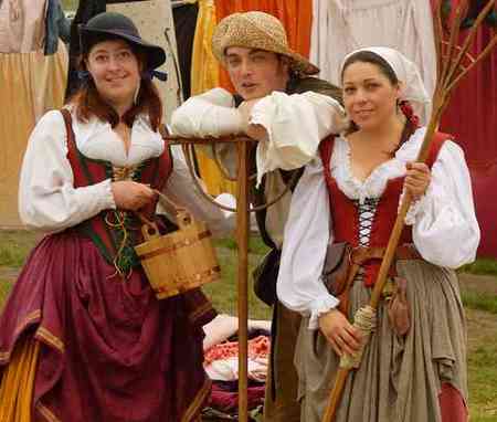 pine bucket in renaissance fair