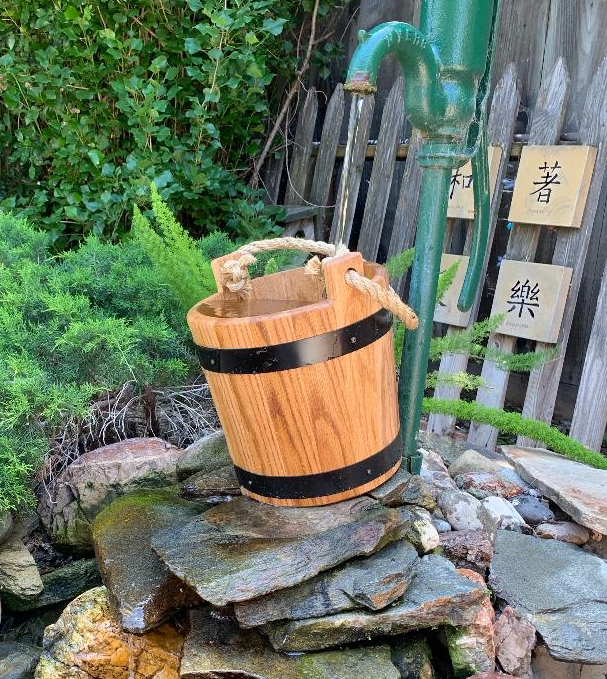 Wooden buckets