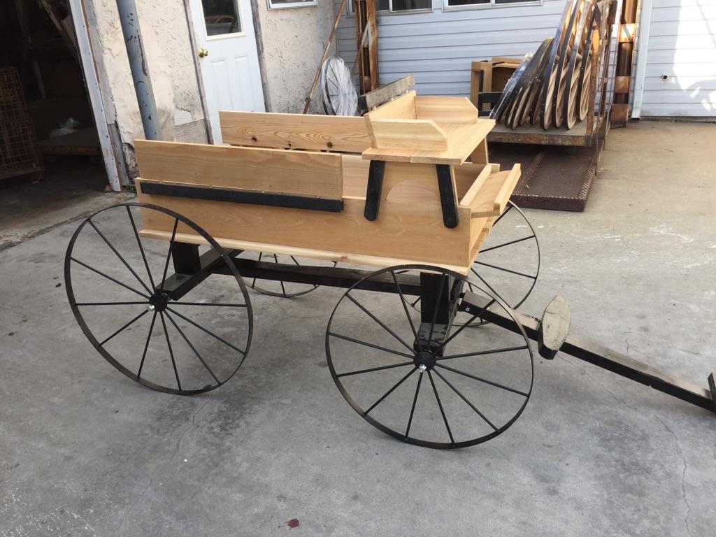 hitch wagonwith steel wagon wheels