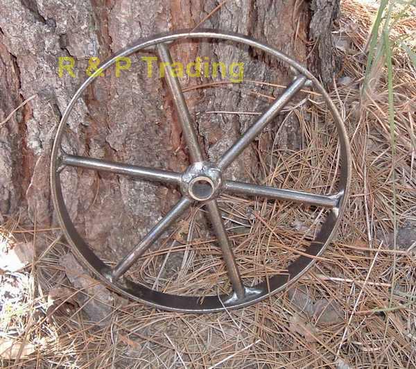 Small steel wagon wheels