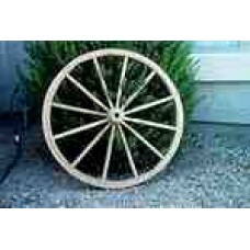 Wooden hub wagon wheels