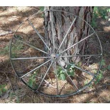 Larger steel wagon wheels